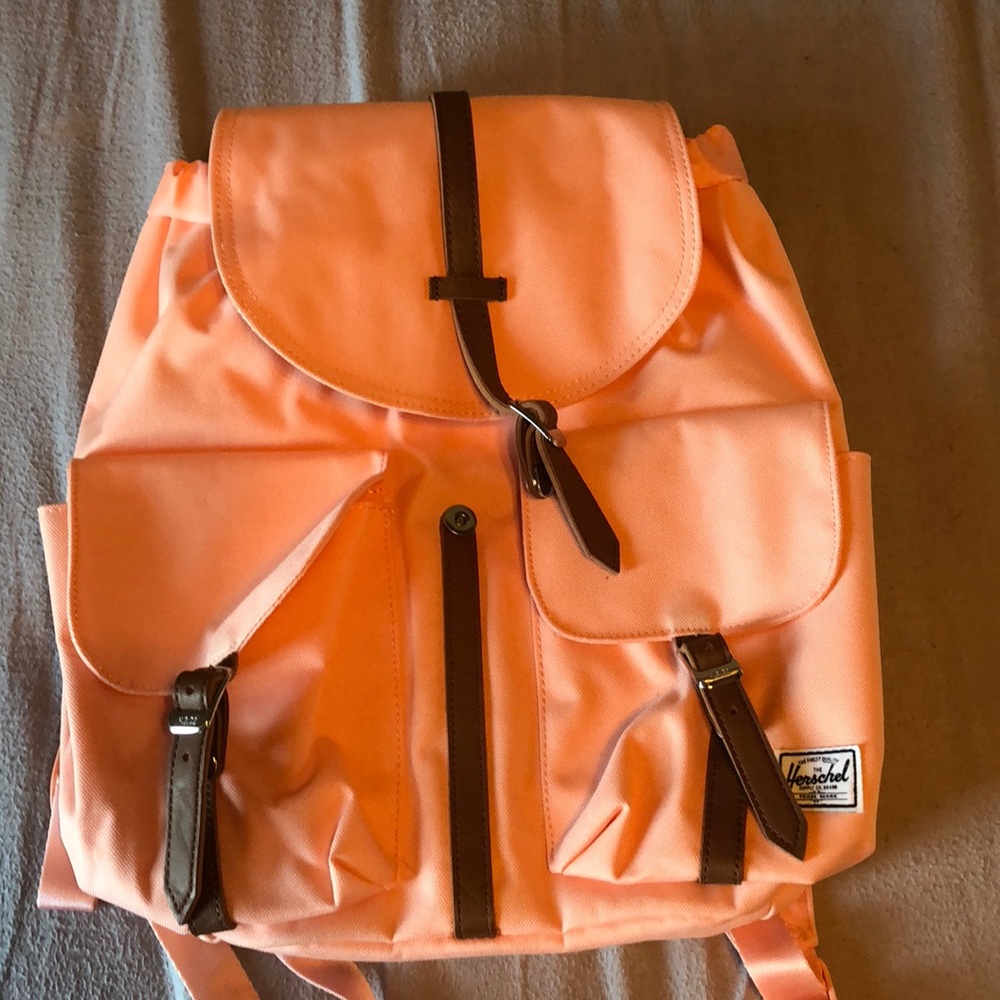Pink Herschel backpack